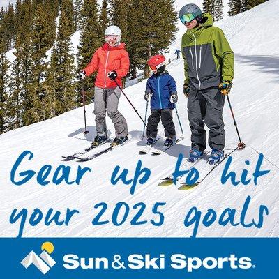 Gear Up for 2025 Adventures! Gear up for all your 2025 skiing, snowboarding, running, and outdoor adventures at Sun & Ski Sports!