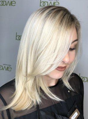 Blonde balayage highlights