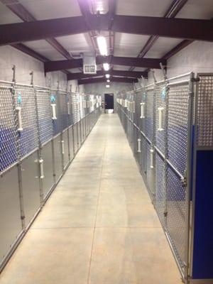 Inside portion of kennel runs with A/C and heating.