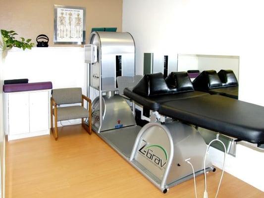 Non-Surgical Spinal decompression table for severe disc problems that normally require surgery.