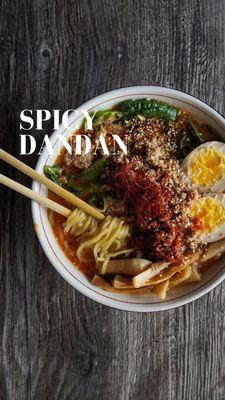 Spicy DanDan, much flavors of sesame and pork