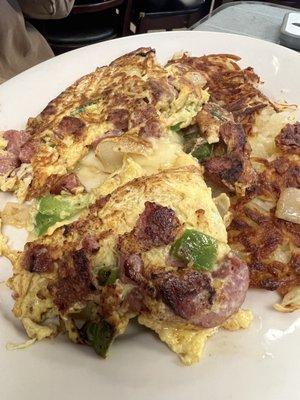 Chef Klaus Sausage Omelets