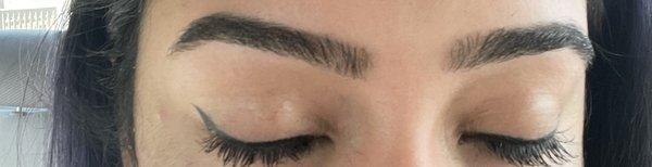 Eyebrow threading