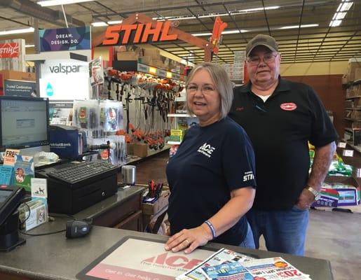 Friendly staff at the store!