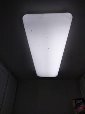 Here is the kitchen light fixture that we paid to have cleaned (inside and out) after the cleaning service left