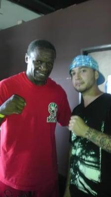 The great Mayweather Sr. and Coach Marcel Acevedo