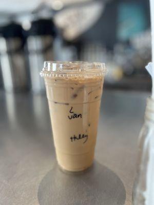 Iced Vanilla Latte