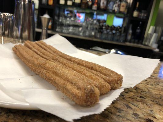 Dessert ,,, strawberry churro