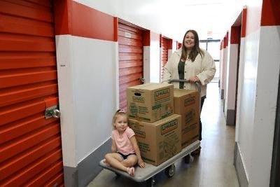 Storage carts make accessing my unit super easy. My daughter loves them!