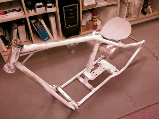 Motorcycle frame.