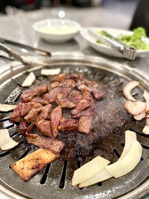 Seasoned steak - good, tender & melts in your mouth