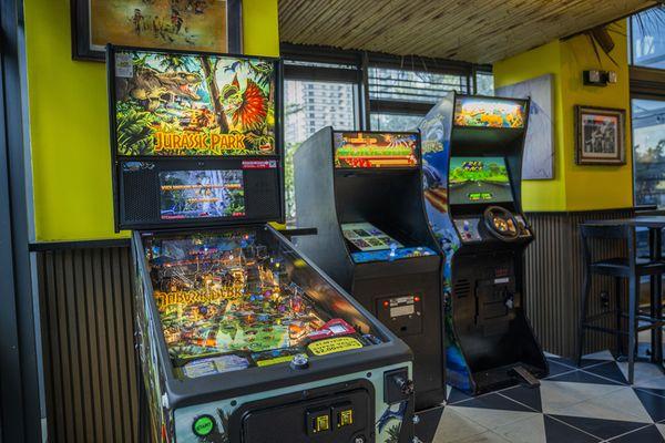 Vintage arcade games