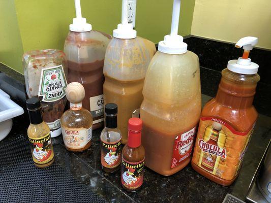 Hot sauces!