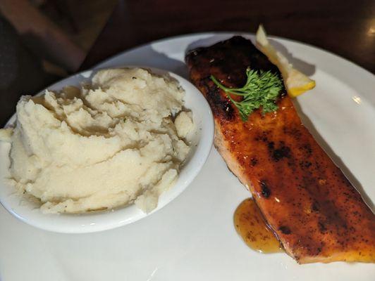 Bourbon Glazed Wild Salmon