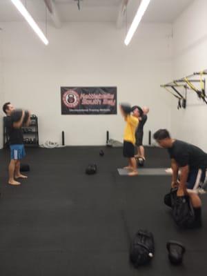 Ultimate Sandbag group training.