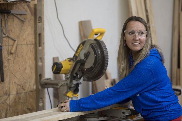 Make your own charcuterie board woodworking class- hands on experience