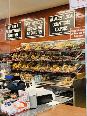 Great selection of bagels