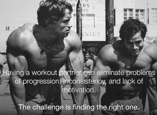 Find a partner to help you out get the most out our your workouts :)