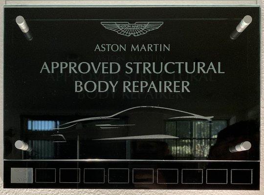 Aston Martin Category A Approved!