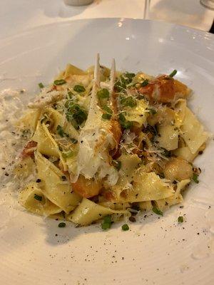 Crab + tagliatelle