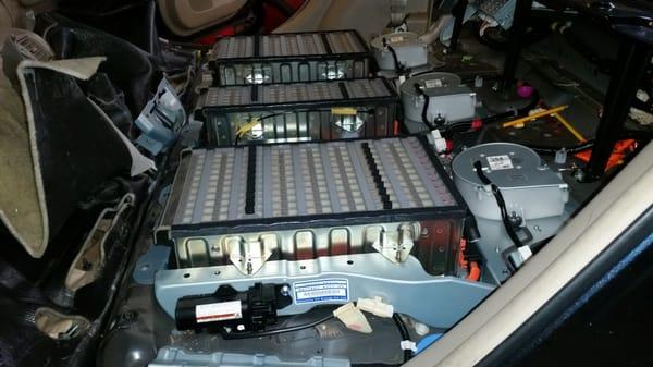 Doing it all... major interior and high-voltage battery repairs for a late model Hybrid Lexus RX400H SUV