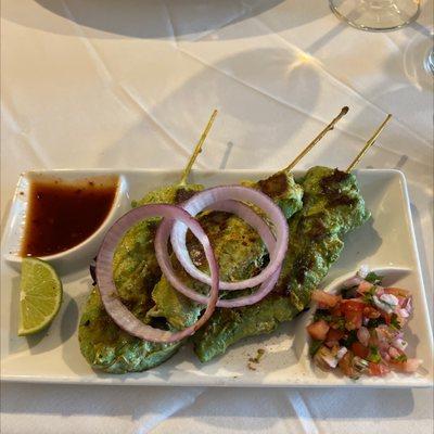 Haryali Chicken Tikka