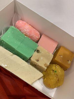 Box of Indian sweets