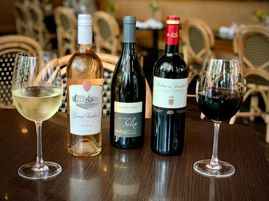 Enjoy a wonderful wine list at Isa's French Bistro