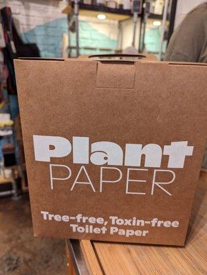 Eco toilet paper