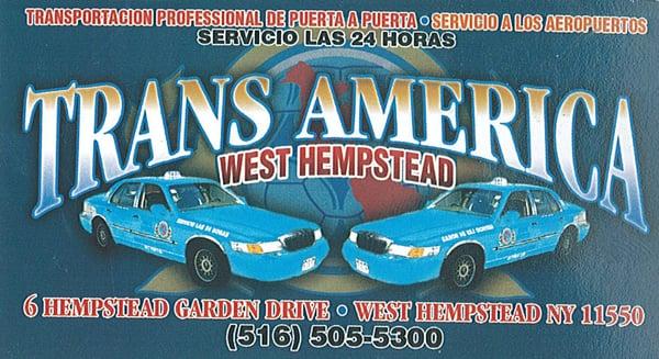 Trans America Taxi Services.