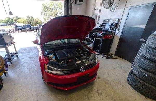 Under the hood at Southpoint Automotive, where expert technicians ensure every car runs as smoothly as it looks.