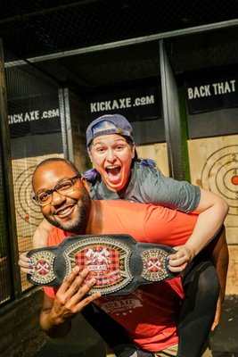 Kick Axe Monthly Axe Throwing Tournament! Win prizes and compete with your friends and your foes!