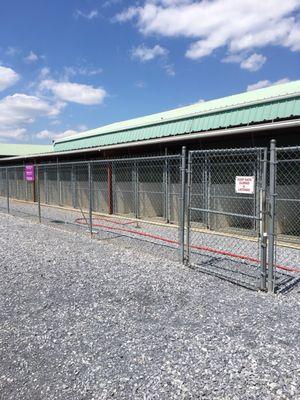 A very clean, well-maintained, and safe kennel.