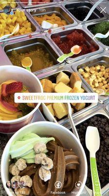 Delicious flavors and variety at sweetfrog !