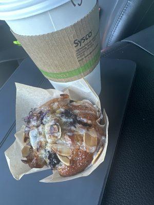 Blueberry muffin and a drip coffee best way to start the day!