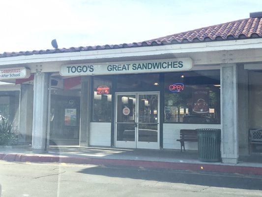 Front of the store facing Stevens CreekBlvd.