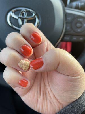 Thanksgiving gel nails