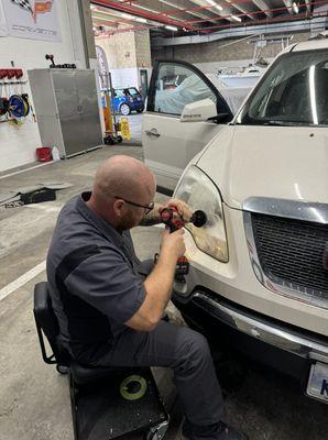 Headlight restoration