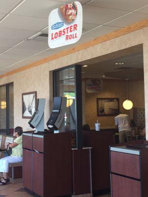 Only in a Maine McDonalds can you get a lobster roll!!