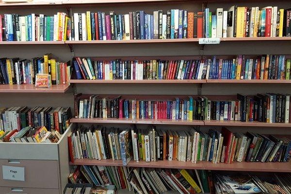 Assistance League of Newport-Mesa has an extensive book selection.