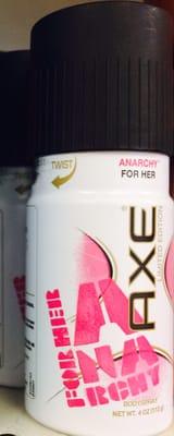 Axe for women? whaaaat! For the douche-iest of femmes. SeeWhatIdidthere!