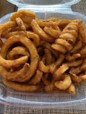 Side of curly fries