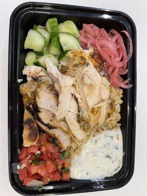 Zeus Bowl Substituted with Chicken Breast +$0.75