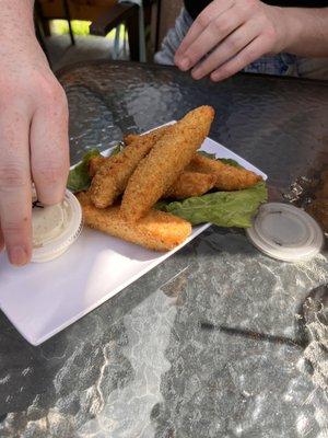 Fried pickles (hand not included)