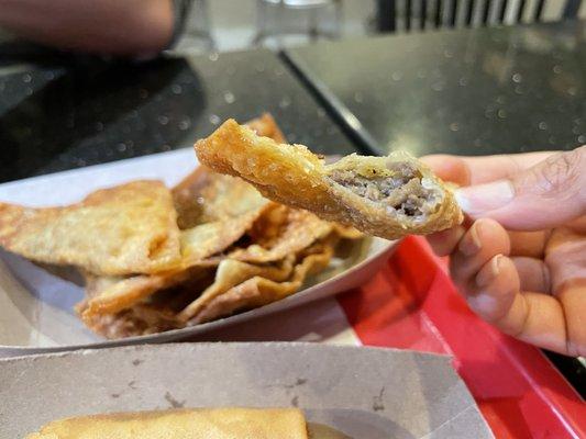 Vegan Beef Wontons