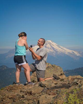 Mountaintop Proposal at Sauk Mt.