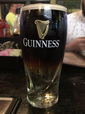 snake bite:  Guinness + cider = yum