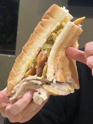 Sub sandwich.... it came like this!!