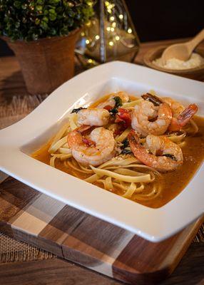 Come try our Shrimp Scampi!!! Sautéed shrimps with garlic, basil, clam juice & sherry wine scampi sauce. We hope to see you here tonight!!