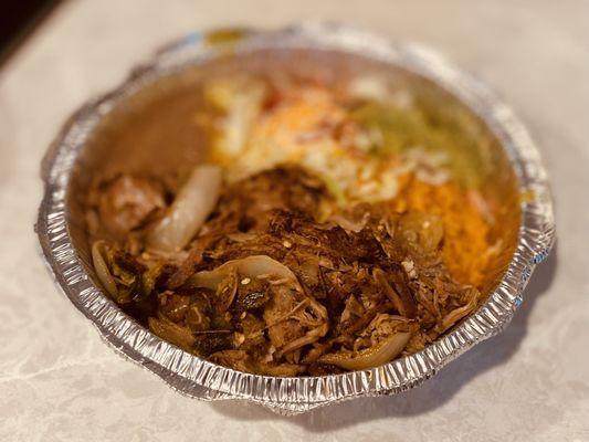 Carnitas plate